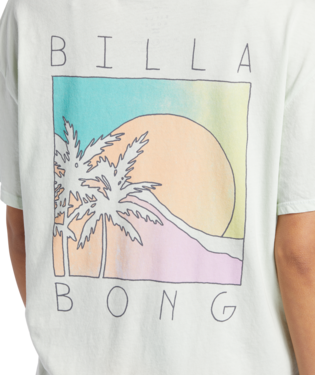 Women's Billabong Hello Sun Boyfriend T-Shirt - GBW0-MIN