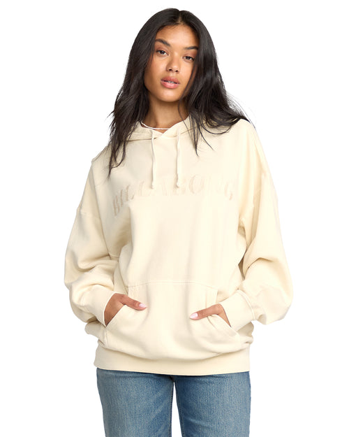Women's Billabong Hi Tide Dip Hoodie - WCP-WHIT