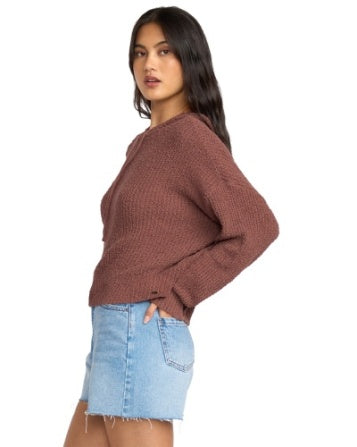 Women's Billabong Hot Beachin' Hooded Sweater - ESP-ESPR