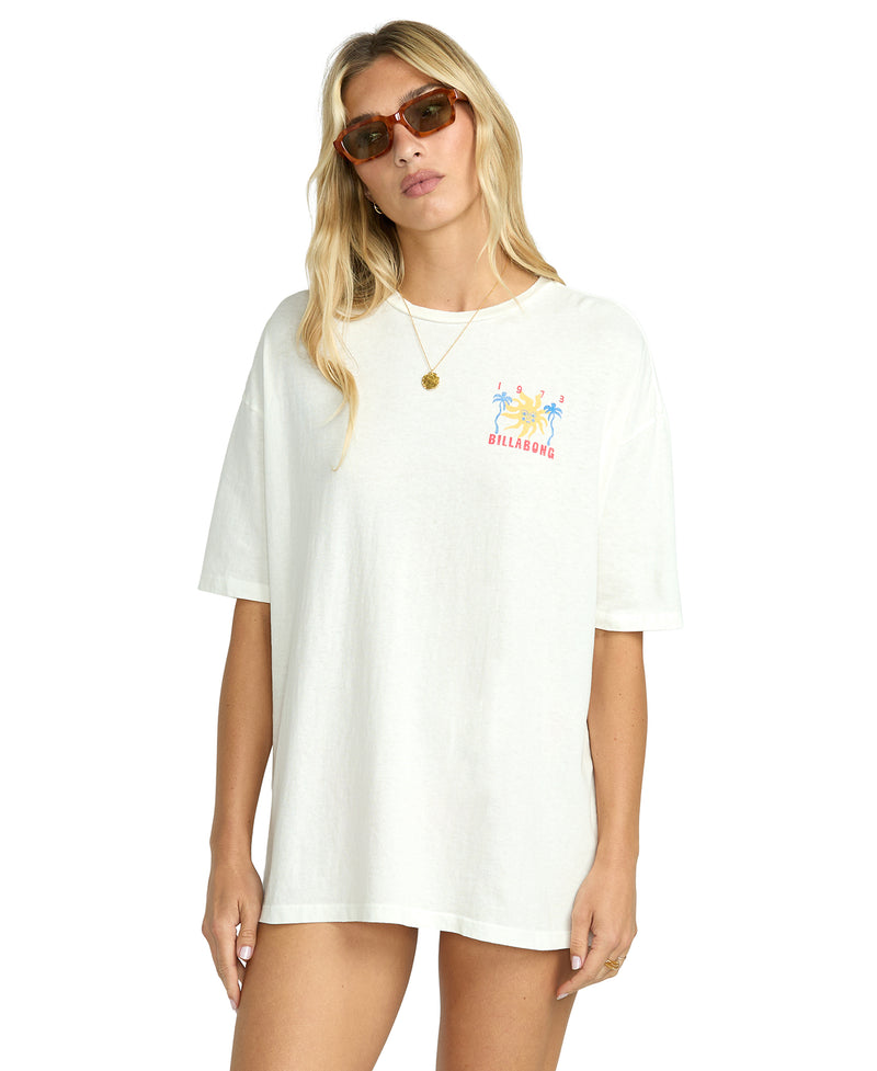 Women's Billabong Hot Haze T-Shirt - SCS-SALT