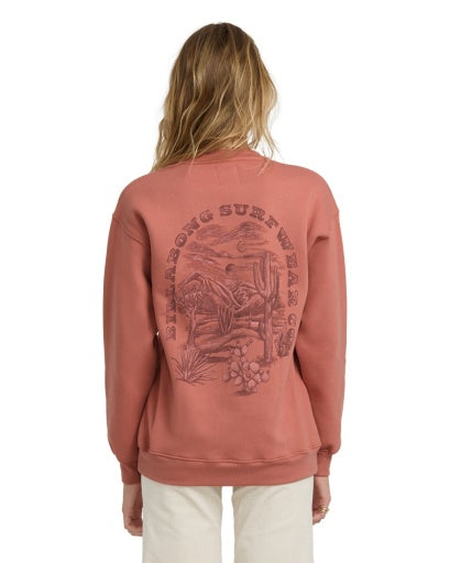 Women's Billabong Light The Ways Fleece Sweatshirt - DKC-CHIN