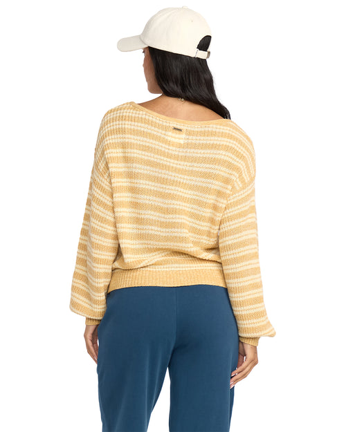 Women's Billabong Light Wave Sweater - YGYO-GOL