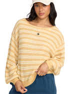 Women's Billabong Light Wave Sweater - YGYO-GOL