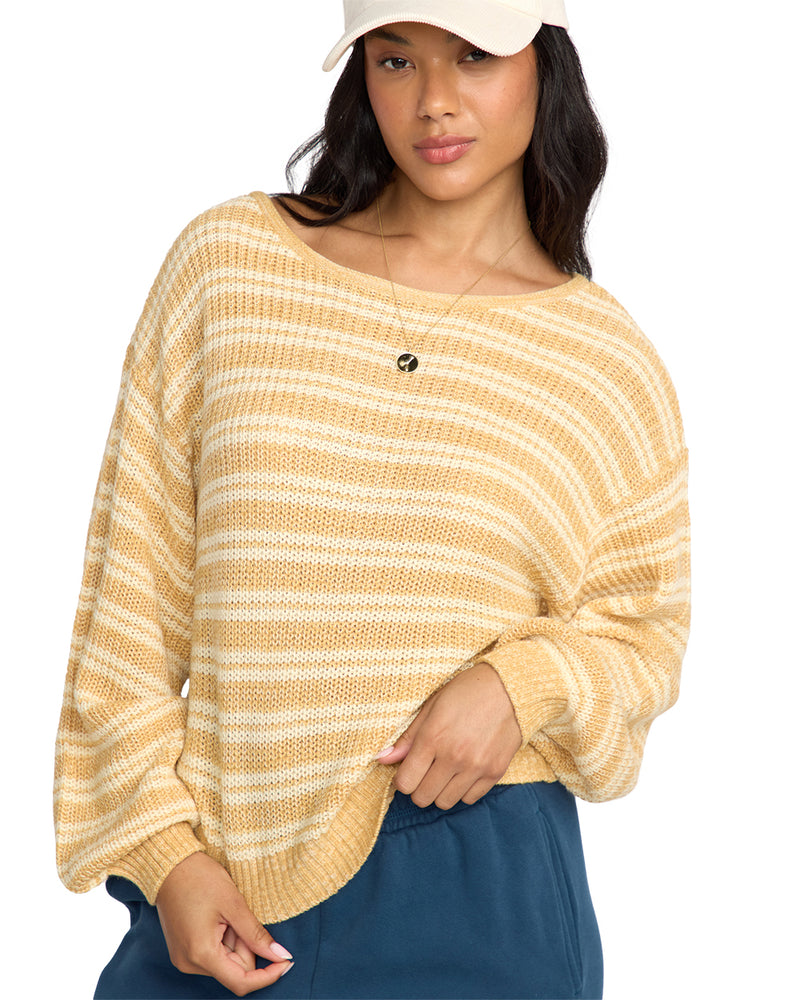 Women's Billabong Light Wave Sweater - YGYO-GOL