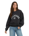 Women's Billabong Mono Aloha Kendal Fleece Sweatshirt - BSD-BBLU
