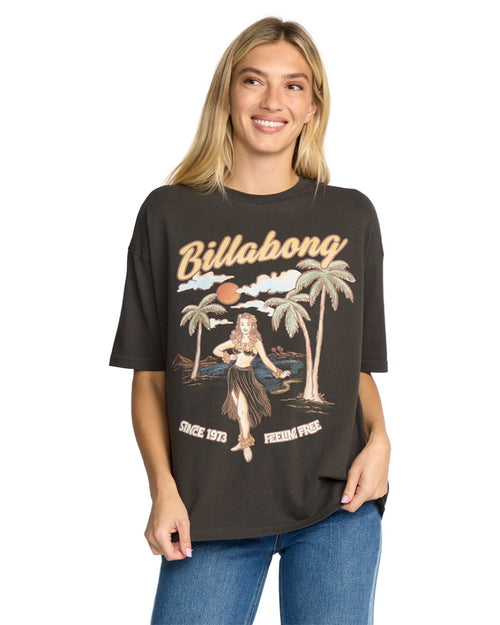 Women's Billabong My Sunny Girl T-Shirt - OFB-BLAC