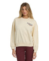 Women's Billabong Raise Blaze Kendal Fleece Sweatshirt - WCP-WHIT