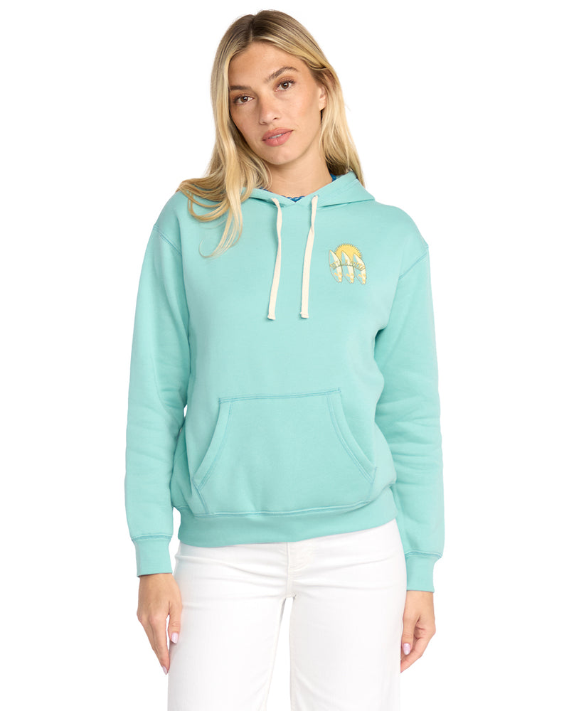 Women's Billabong Ready And Set Fleece Hoodie - MYB-MIST