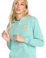Women's Billabong Ready And Set Fleece Hoodie - MYB-MIST