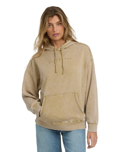 Women's Billabong Saltwashed Fleece Hoodie - GAH-GREE