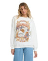 Women's Billabong Seaside Dreams Fleece Sweatshirt - SCS-STEN