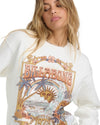 Women's Billabong Seaside Dreams Fleece Sweatshirt - SCS-STEN