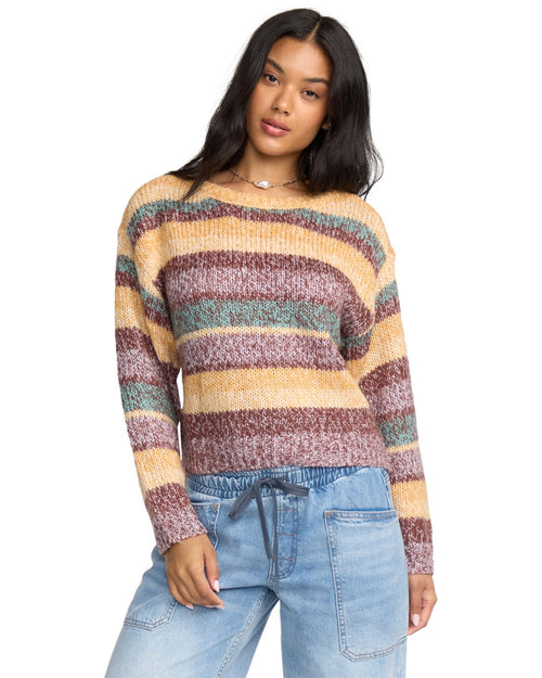 Women's Billabong So Spaced Out Sweater - MUL-MULT