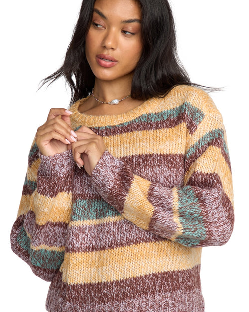 Women's Billabong So Spaced Out Sweater - MUL-MULT