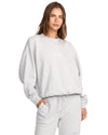 Women's Billabong So Sunny Kendal Fleece Sweatshirt - HGR-HGRY