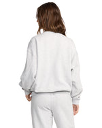 Women's Billabong So Sunny Kendal Fleece Sweatshirt - HGR-HGRY