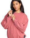 Women's Billabong So Sunny Kendal Fleece Sweatshirt - WGR-WGIN