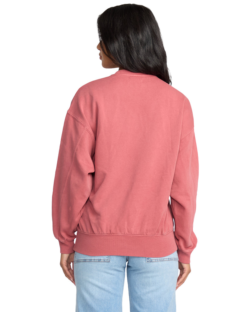 Women's Billabong So Sunny Kendal Fleece Sweatshirt - WGR-WGIN