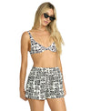 Women's Billabong Sun Fade Printed Short - BSD-BLAC