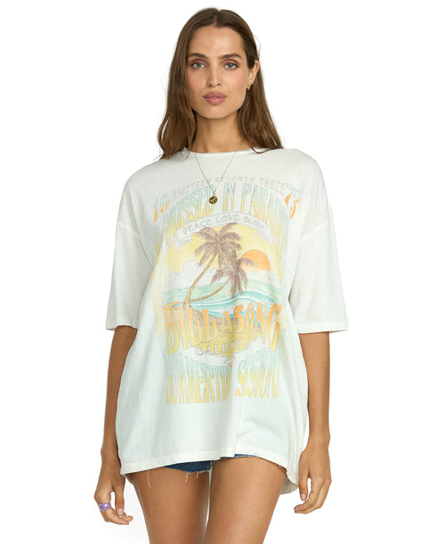 Women's Billabong Sunset Mindset T-Shirt - SCS-SALT
