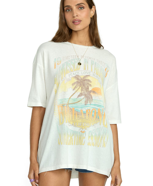 Women's Billabong Sunset Mindset T-Shirt - SCS-SALT