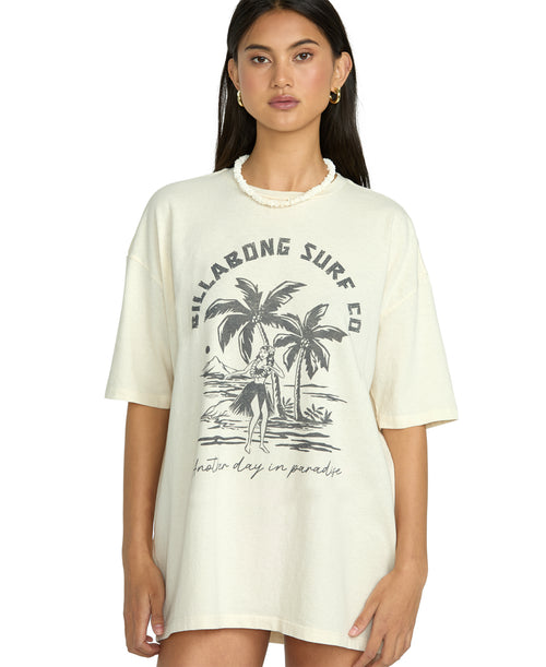 Women's Billabong This Is Tropical T-Shirt - WCP-WHIT