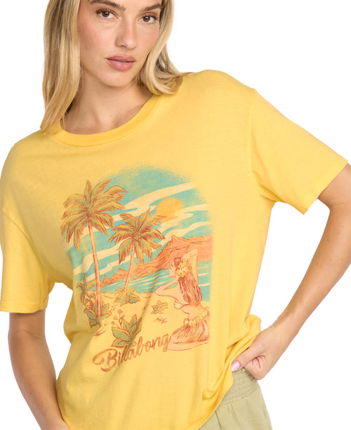 Women's Billabong Trouble In Paradise T-Shirt - YZNO-FRE