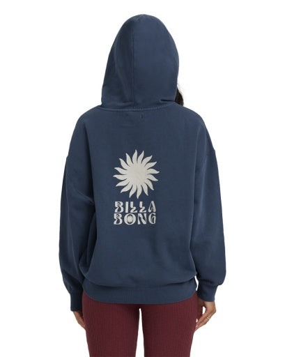 Women's Billabong Vivid Fleece Hoodie - CSB-CBLU