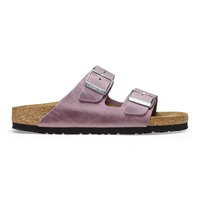Women's Birkenstock Arizona Oiled Leather Sandal - Lavendar - LAVENDER