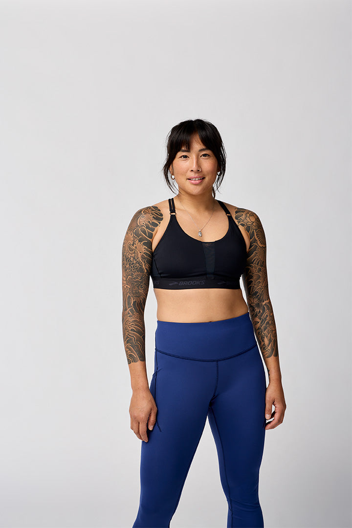 Women's Brooks Plunge 3.0 Sports Bra - 001 - BLACK