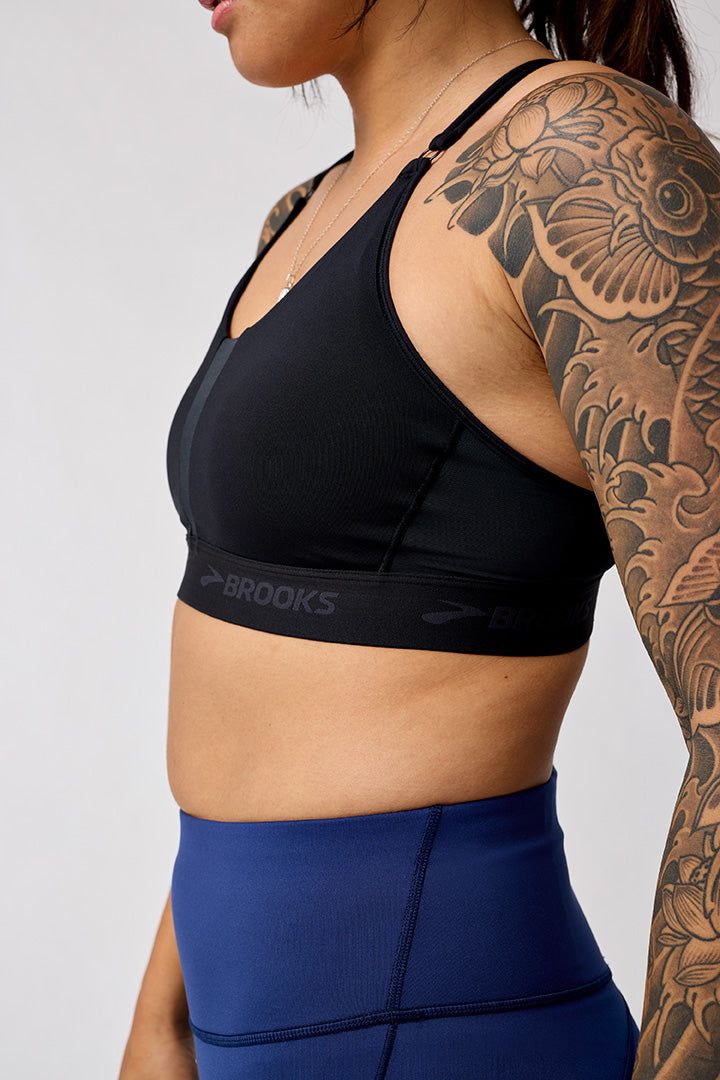 Women's Brooks Plunge 3.0 Sports Bra - 001 - BLACK