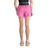 Women's ChicknLegs Pink Bolts 4" Split Shorts - PINKBOLT