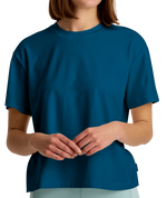 Women's Free Fly Bamboo Boxy T-Shirt - 457LBLUE