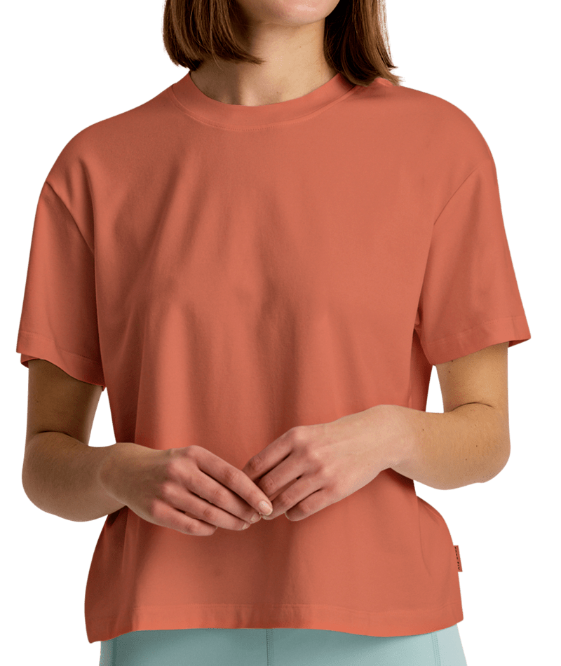 Women's Free Fly Bamboo Boxy T-Shirt - 627REDWO