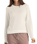 Women's Free Fly Bamboo Lightweight Crew - 021STONE