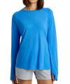 Women's Free Fly Bamboo Lightweight Longsleeve - 460SBLUE