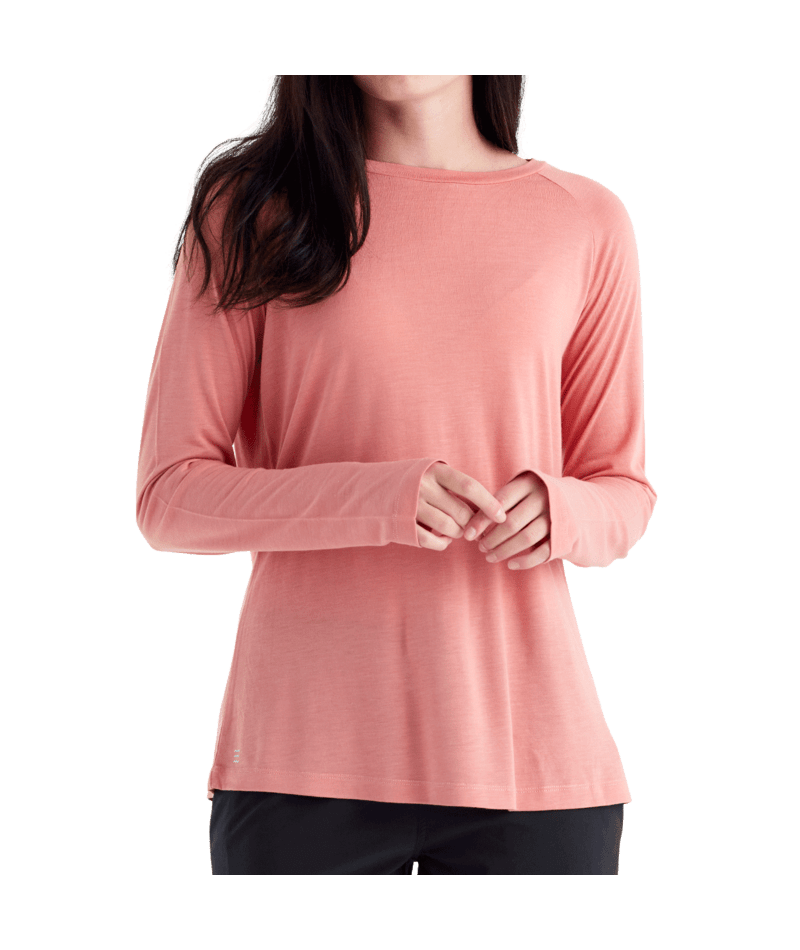 Women's Free Fly Bamboo Lightweight Longsleeve - 625BCLAY