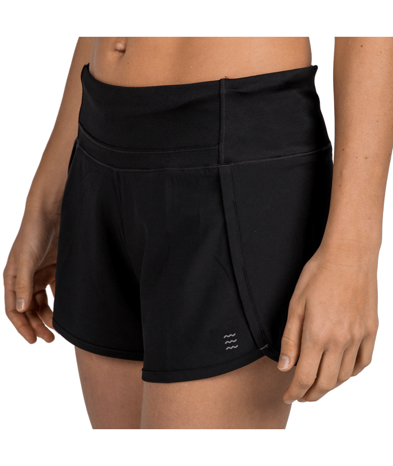 Women's Free Fly Bamboo Lined Breeze 4" Short - 101BLACK