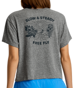 Women's Free Fly Slow & Steady Meadow T-Shirt - 318AGREY