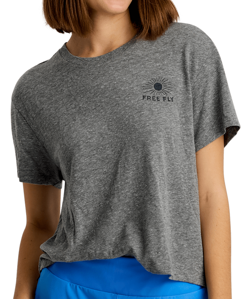 Women's Free Fly Slow & Steady Meadow T-Shirt - 318AGREY