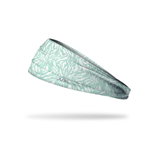 Women's Junk Zen Zebra Mint Headband - WHITE