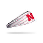Women's/Men's Nebraska Huskers JUNK Pinstripe Headband - WHITE