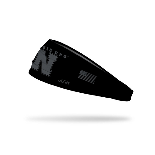 Women's/Men's Nebraska Huskers Junk Blackout Headband - BLACK