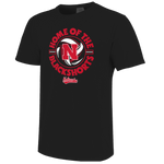 Women's/Men's Nebraska Huskers Volleyball Blackshorts T-Shirt - BLACK