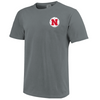 Women's/Men's Nebraska Huskers Volleyball Retro T-Shirt - GRANITE