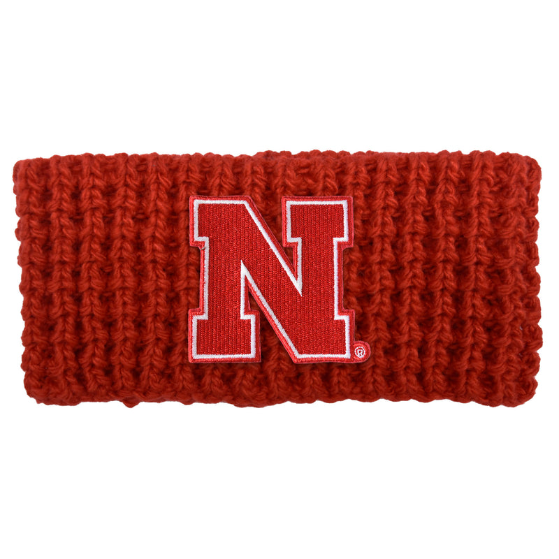 Women's Nebraska Huskers Chunky Knit Headband - UNEB