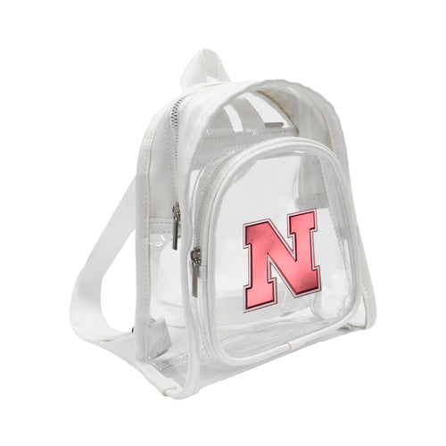 Women's Nebraska Huskers Clear Mini Backpack - UNEB