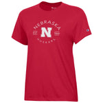 Women's Nebraska Huskers Core T-Shirt - SCARLET