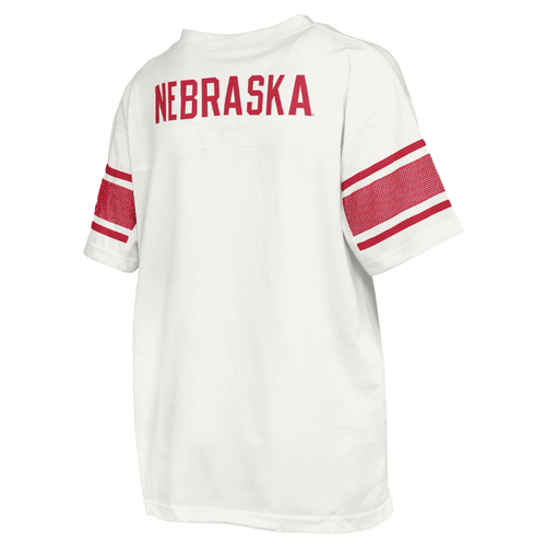 Women's Nebraska Huskers Fan Day T-Shirt - WHT - NEBRASKA