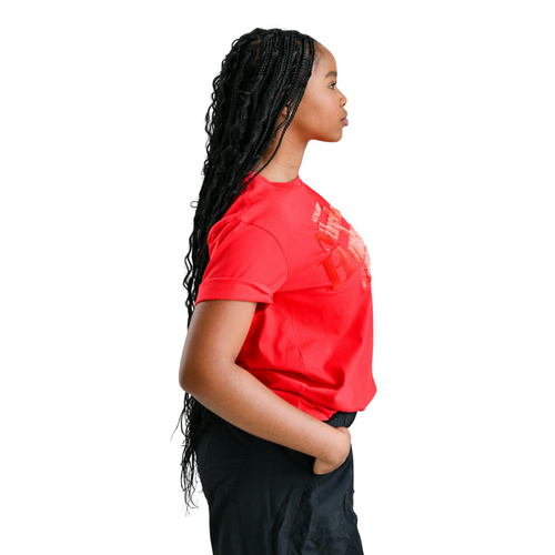 Women's Nebraska Huskers Hanson Brushed T-Shirt - RED